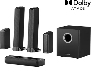 ULTIMEA 9.1 Soundbar met Subwoofer Zwart