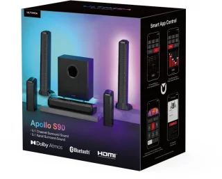 ULTIMEA 9.1 Soundbar met Subwoofer Zwart