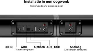 ULTIMEA Apollo S40 2.2 Soundbar Zwart