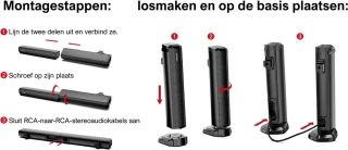 ULTIMEA Apollo S40 2.2 Soundbar Zwart