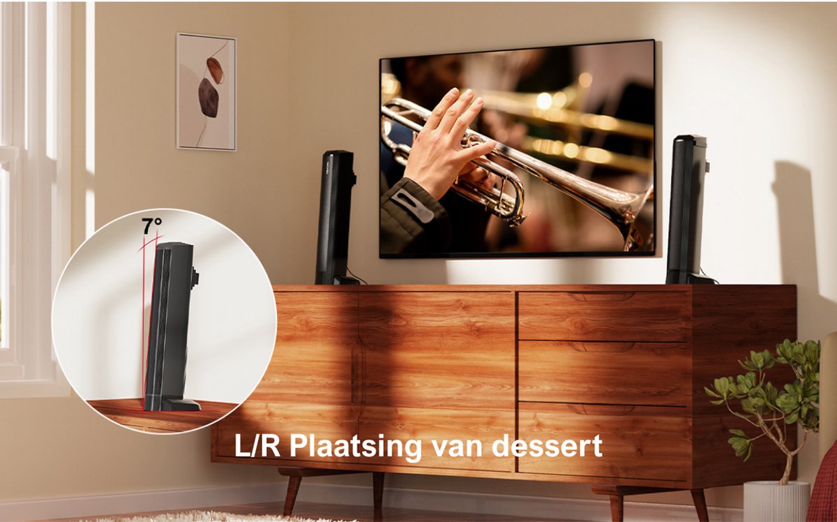 Wat vinden we goed aan de ULTIMEA Apollo S40 2.2 Soundbar Zwart