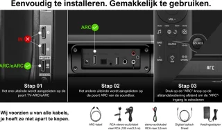 ULTIMEA Apollo S40 2.2 Soundbar Zwart