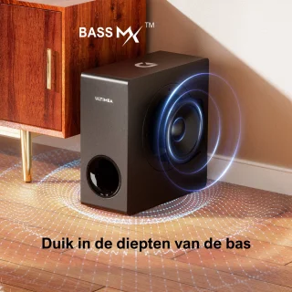 ULTIMEA Apollo S50 4.1 Soundbar met Subwoofer Zwart
