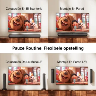 ULTIMEA Apollo S50 4.1 Soundbar met Subwoofer Zwart