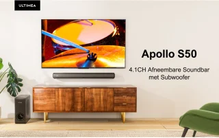 ULTIMEA Apollo S50 Soundbar 4.1 Zwart