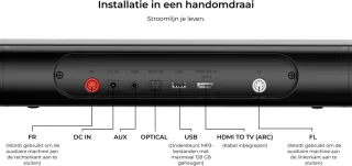 ULTIMEA Apollo S70 Ultra 7.1 Soundbar Set Zwart