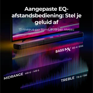 ULTIMEA Apollo S70 Ultra 7.1 Soundbar Set Zwart
