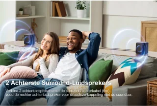 ULTIMEA Aura A40 7.1 Soundbar met Subwoofer en Surround Speakers