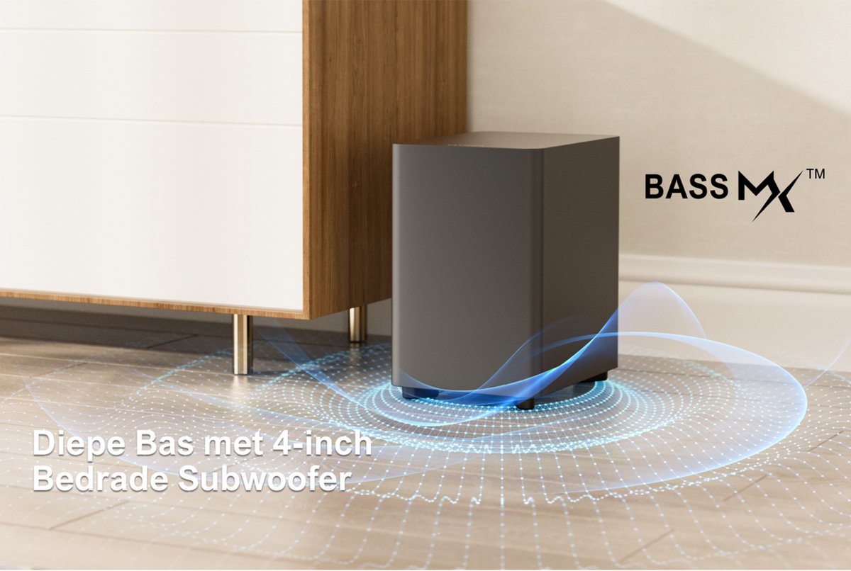Wat vinden we goed aan de ULTIMEA Aura A40 7.1 Soundbar met Subwoofer en Surround Speakers