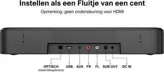 ULTIMEA Aura A40 7.1 Soundbar met Subwoofer en Surround Speakers