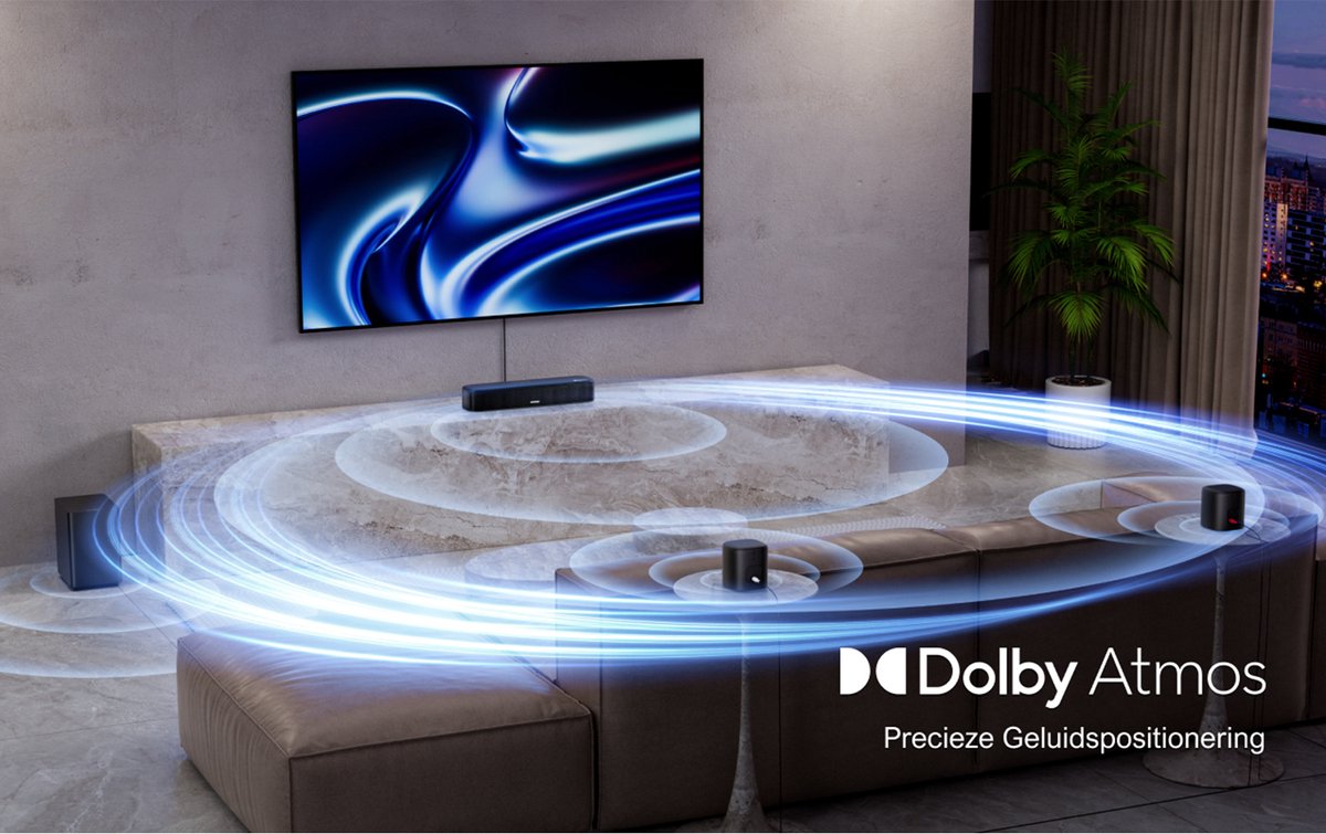 ULTIMEA Aura A50 Pro 5.1 Soundbar Zwart