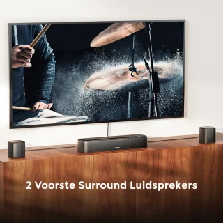 ULTIMEA Aura A60 7.1 Soundbar met Subwoofer en Surround Speakers Zwart
