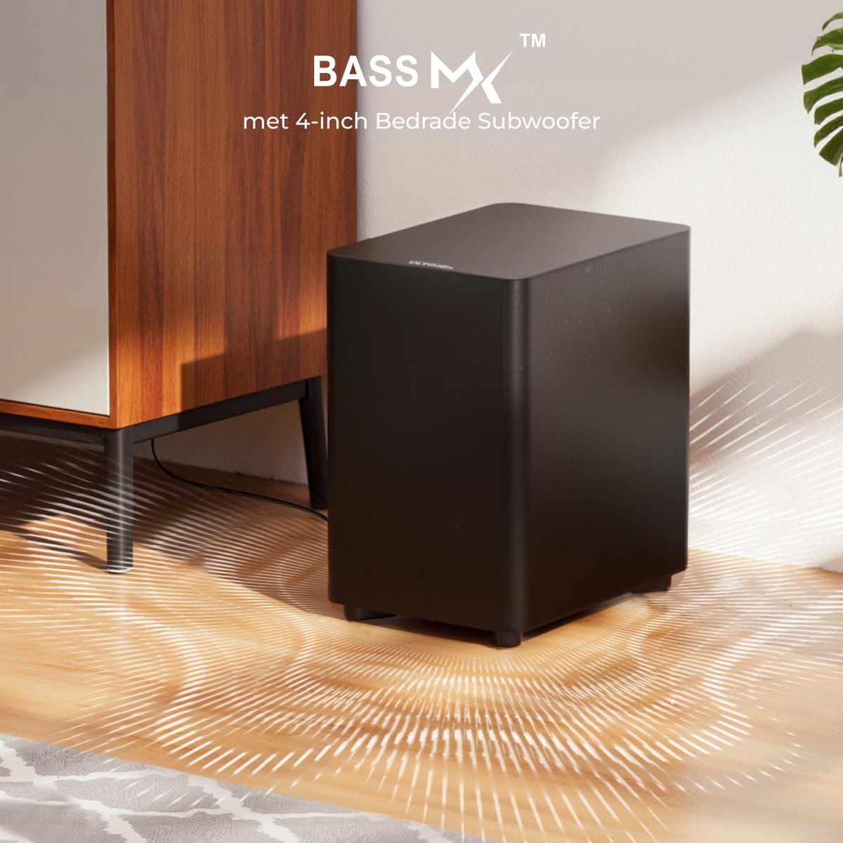 ULTIMEA Aura A60 7.1 Soundbar met Subwoofer en Surround Speakers Zwart