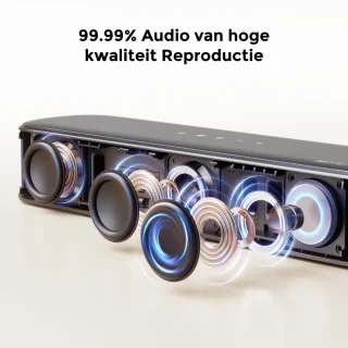 ULTIMEA Aura A60 7.1 Soundbar met Subwoofer en Surround Speakers Zwart