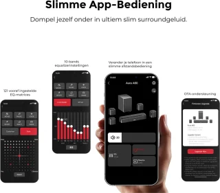 ULTIMEA Aura A60 7.1 Soundbar met Subwoofer en Surround Speakers Zwart