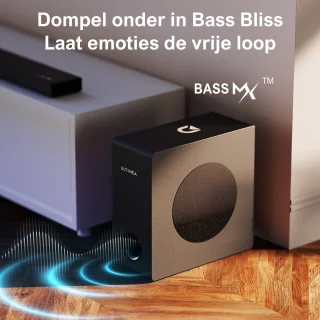 ULTIMEA Nova S50 2.1 Soundbar met Subwoofer Zwart