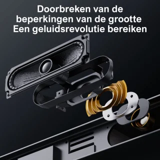 ULTIMEA Nova S50 2.1 Soundbar met Subwoofer Zwart