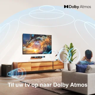 ULTIMEA Nova S50 2.1 Soundbar met Subwoofer Zwart