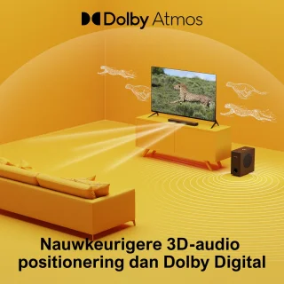 ULTIMEA Nova S50 2.1 Soundbar met Subwoofer Zwart