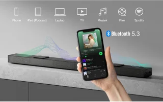ULTIMEA Nova S80 Soundbar met Draadloze Subwoofer 5.1.2 Dolby Atmos Zwart