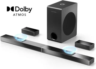 ULTIMEA Nova S80 Soundbar met Draadloze Subwoofer 5.1.2 Dolby Atmos Zwart