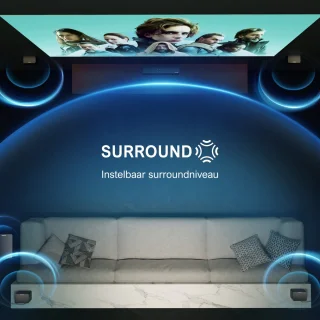 ULTIMEA Poseidon 70 7.1-kanaals soundbar set zwart