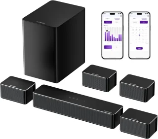 ULTIMEA Poseidon 70 7.1-kanaals soundbar set zwart