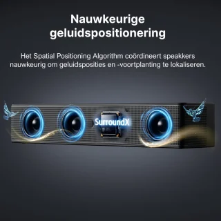 ULTIMEA Poseidon 70 7.1-kanaals soundbar set zwart