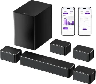 ULTIMEA Poseidon 70 7.1-kanaals soundbar set zwart