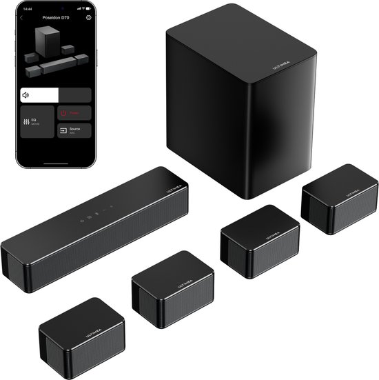 ULTIMEA Poseidon 70 7.1 Soundbar Zwart