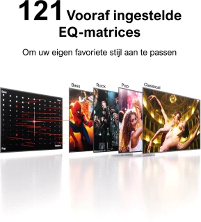 ULTIMEA Poseidon D80 Soundbar 7.1 Dolby Atmos Zwart