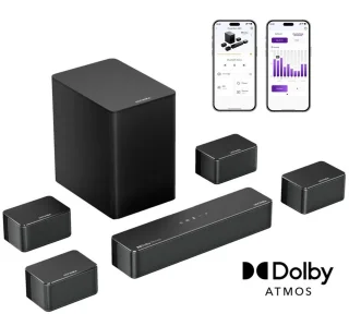 ULTIMEA Poseidon D80 Soundbar 7.1 Dolby Atmos Zwart