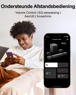 ULTIMEA Poseidon D80 Soundbar 7.1 Dolby Atmos Zwart