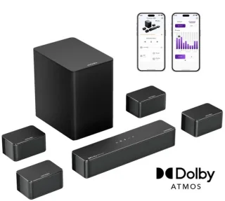 ULTIMEA Poseidon D80 Soundbar 7.1 Dolby Atmos Zwart