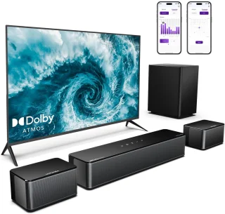 ULTIMEA Poseidon M4T 5.1 Dolby Atmos Soundbar Zwart