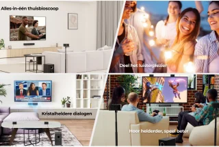 ULTIMEA Poseidon M4T 5.1 Dolby Atmos Soundbar Zwart