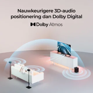 ULTIMEA Poseidon M4T 5.1 Dolby Atmos Soundbar Zwart