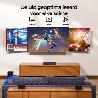 ULTIMEA Poseidon M4T 5.1 Dolby Atmos Soundbar Zwart