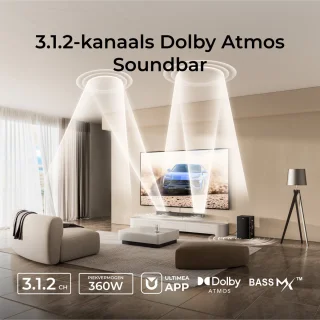 ULTIMEA Skywave F30 Boom 3.1.2ch Soundbar