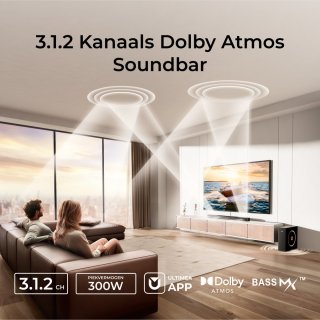 Wat vinden we goed aan de ULTIMEA Skywave F30 Soundbar
