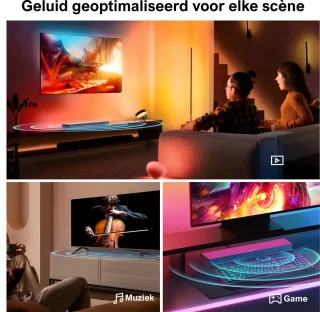 ULTIMEA Soundbar 2.1 Bluetooth Home Theater 160W Zwart
