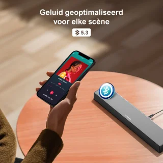 ULTIMEA Soundbar 2.1 Bluetooth Home Theater 160W Zwart