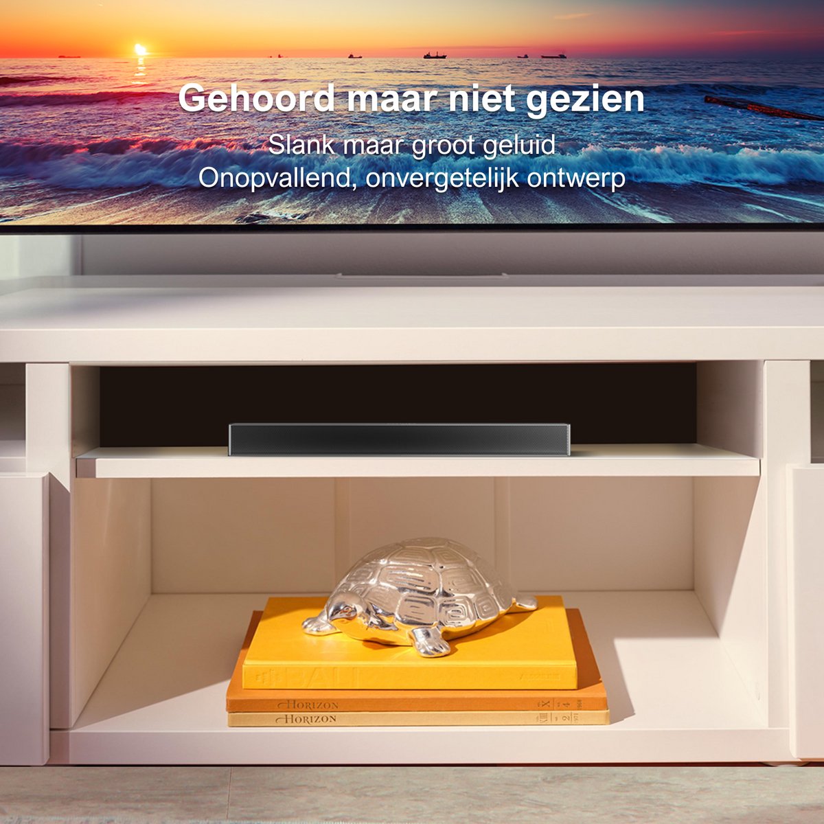 ULTIMEA Soundbar 2.1 Bluetooth Home Theater 160W Zwart