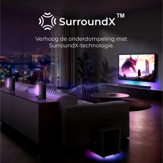 ULTIMEA Soundbar 7.1 Surround Zwart