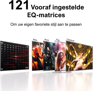 ULTIMEA Soundbar 7.1ch met Draadloze Subwoofer Zwart
