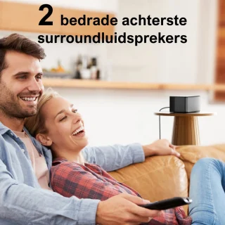 ULTIMEA Soundbar 7.1ch met Draadloze Subwoofer Zwart