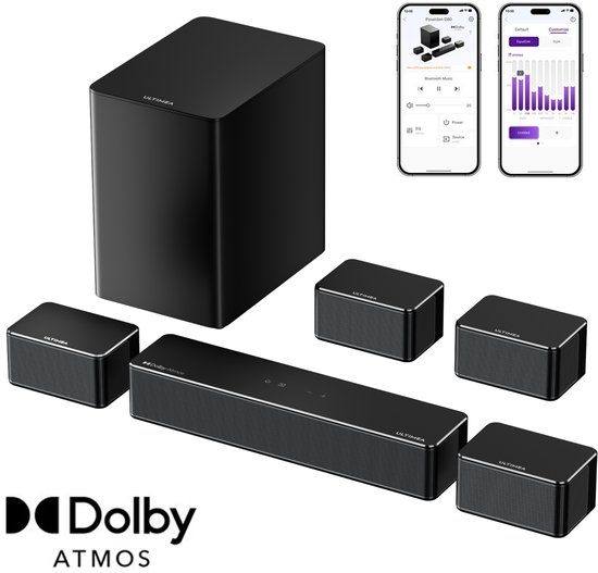 ULTIMEA Poseidon D80: De Ultieme Dolby Atmos Soundbar voor Thuisbioscoopliefhebbers