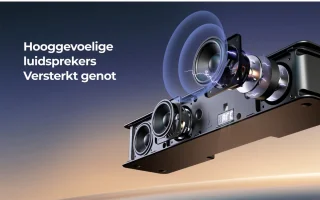 ULTIMEA Soundbar - Zwart