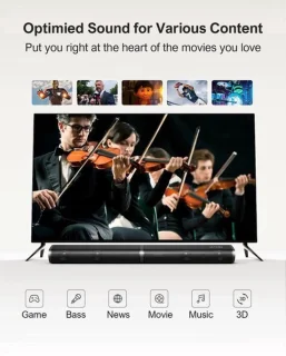 Ultimea soundbar zwart