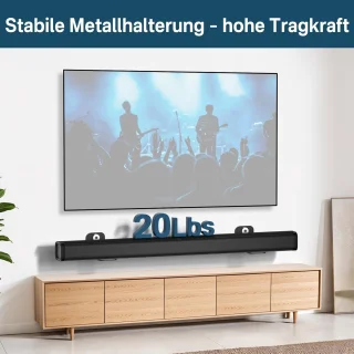 Universele soundbar wandbeugel – montagebeugel onder tv